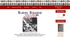 Desktop Screenshot of burnsbizarre.com